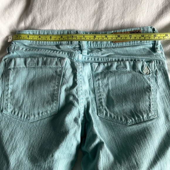 Volcom Teal Blue skinny jean Junior 1 - Picture 3 of 6